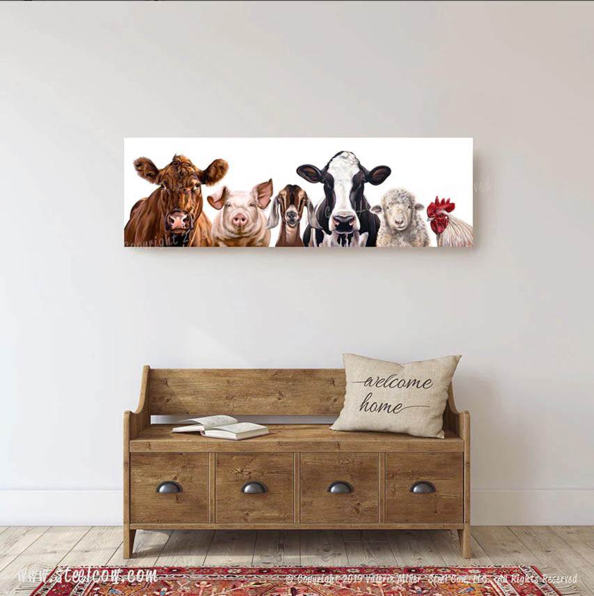 &quot;THE GIRLS AND FRIENDS&quot;™ CANVAS PRINTS, AVAILABLE IN 5 SIZES